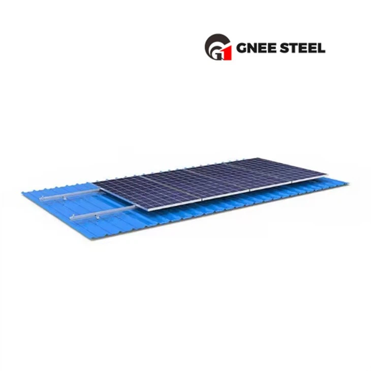 Színes acél csempe fotovoltaikus konzol