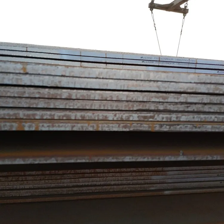 Q235 Q355B Forró hengerelt széna acéllemez