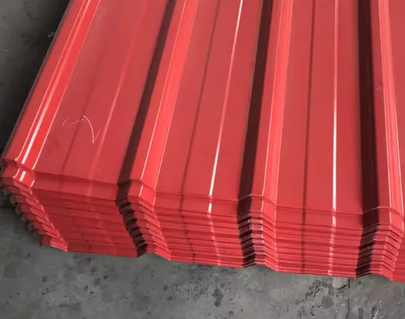 Tetőcserepek Fém PPGI hullámos horganyzott tetőfedő lemez